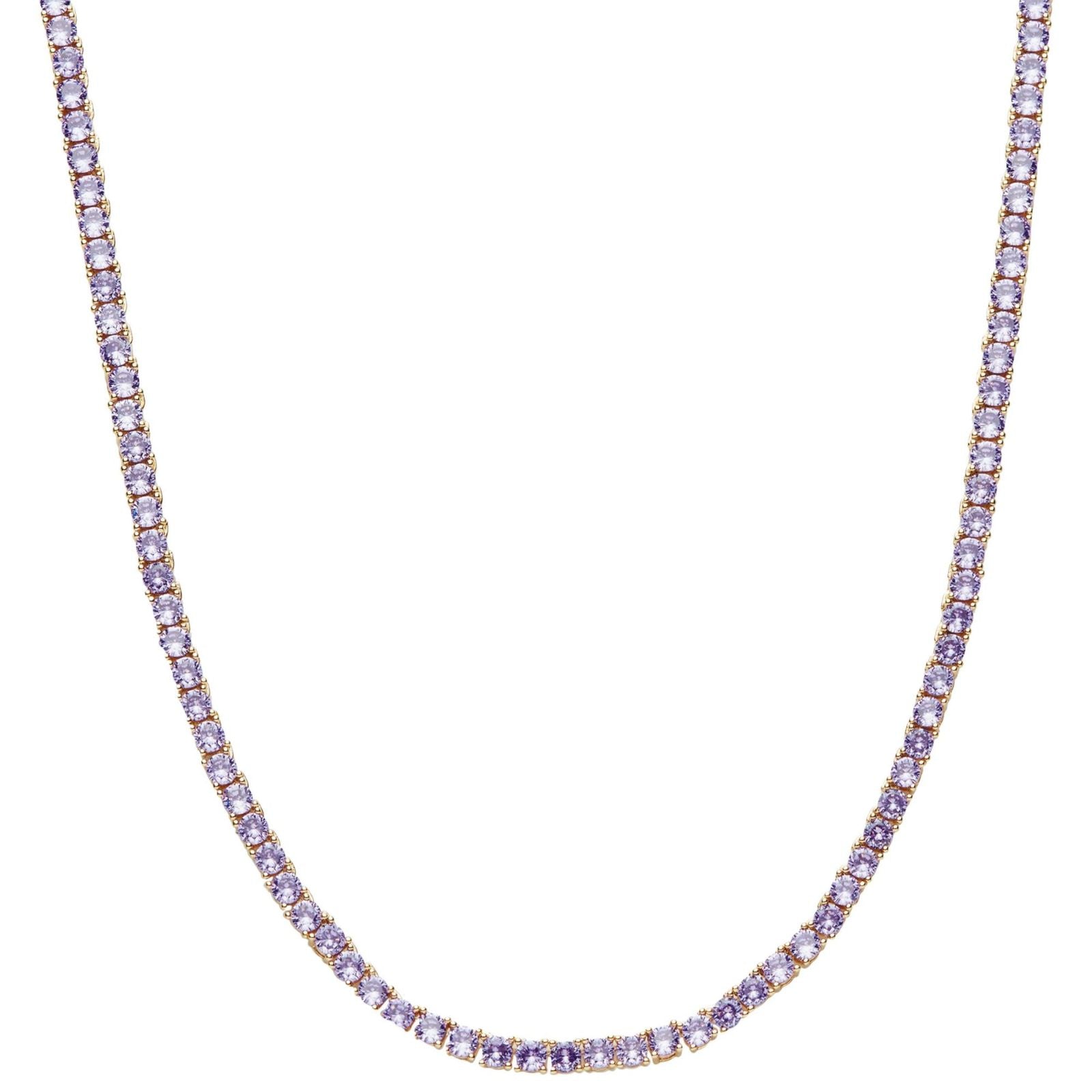 Crystal Haze Serena Necklace - Lavender
