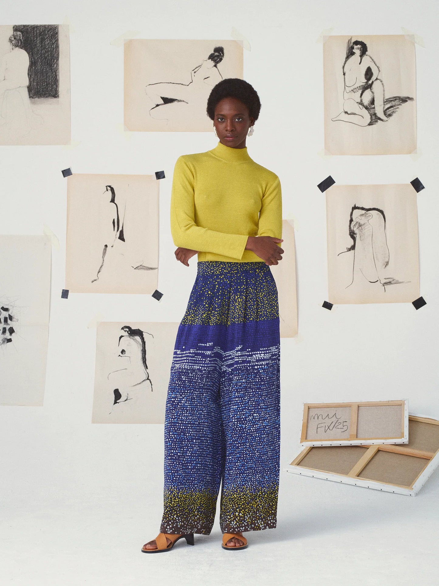 Mii Radha Pants - Navy Blue