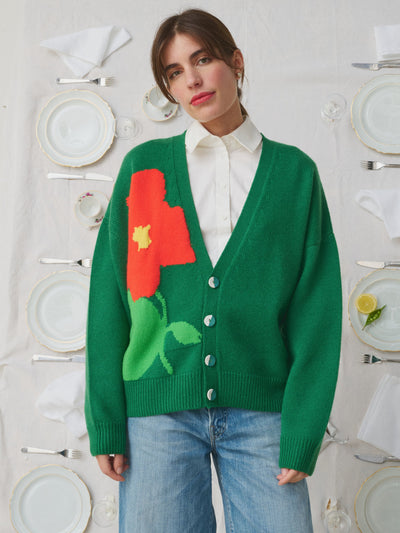 Cardigan Bella - The Garden Green