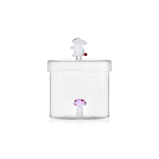 Ichendorf Pink Mushroom & white Rabbit Box