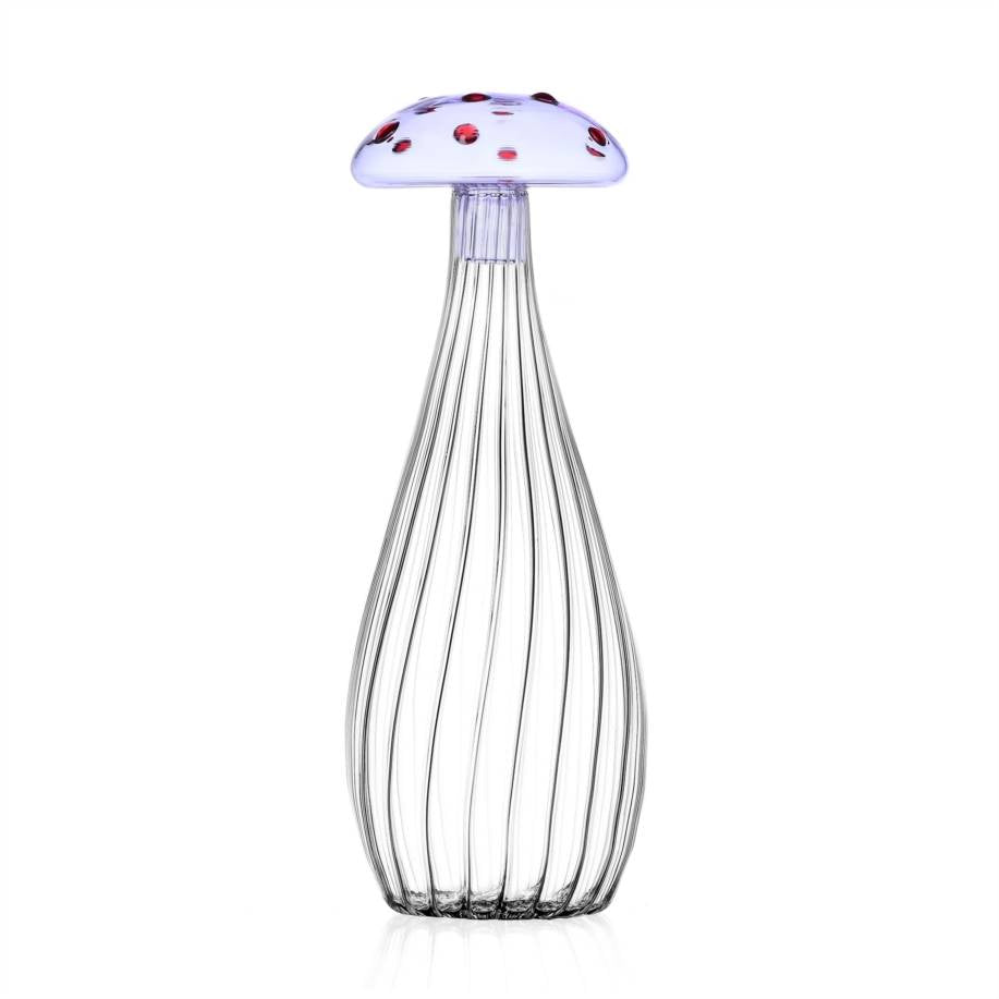 Ichendorf Bottle Purple Mushroom with Red Dots