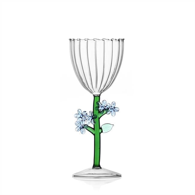 Ichendorf Optical Stemmed Glass Flower