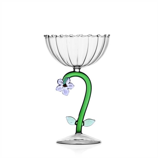 Ichendorf Optical Bowl Glass Flower