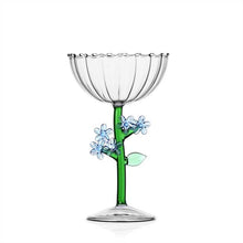 Load image into Gallery viewer, Ichendorf Optical Bowl Glass Flower
