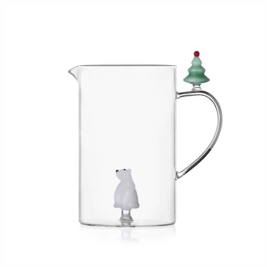 Ichendorf Jug w/ Handle Wish Tree & White Bear