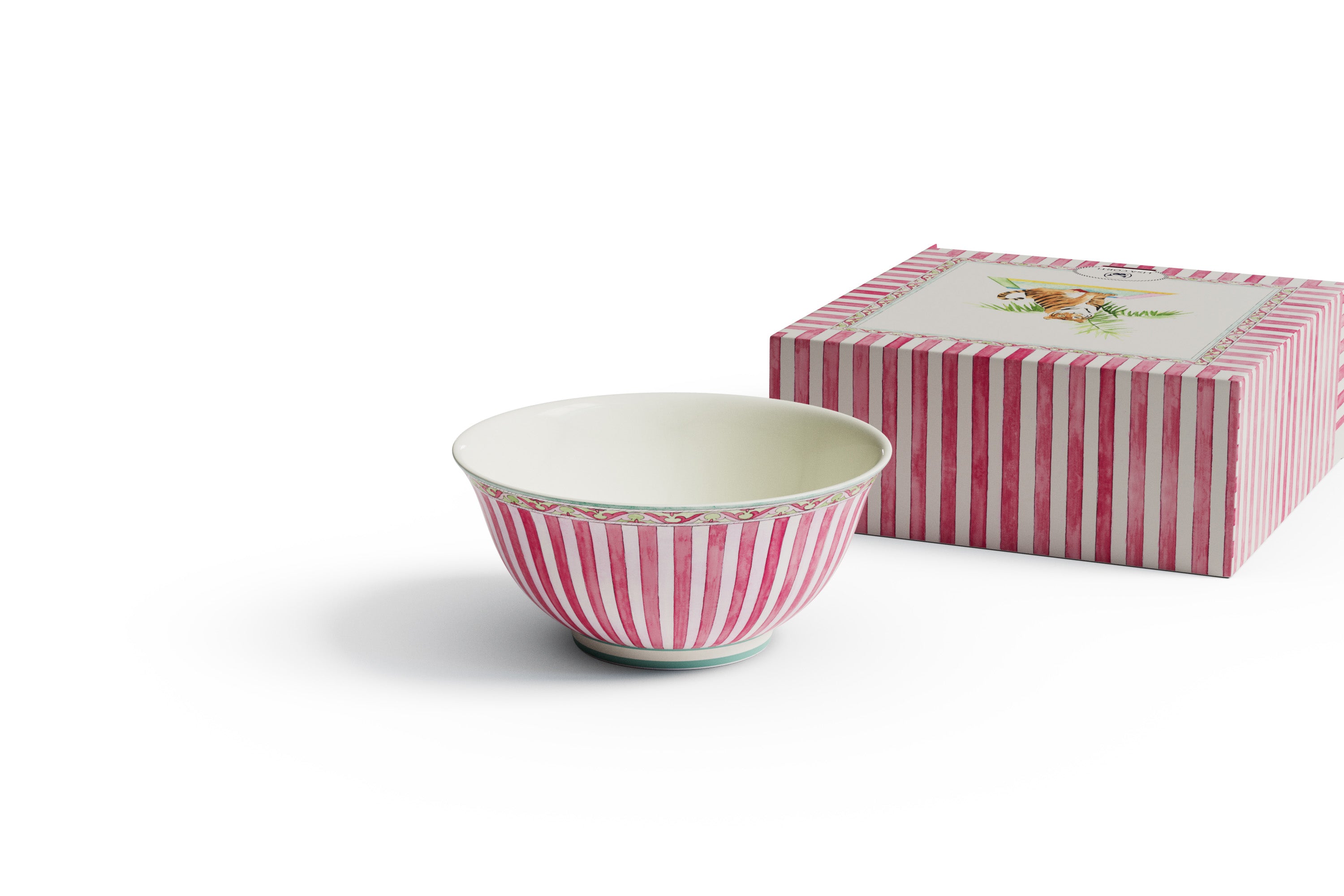 Sariska Porcelain Bowl - Pink