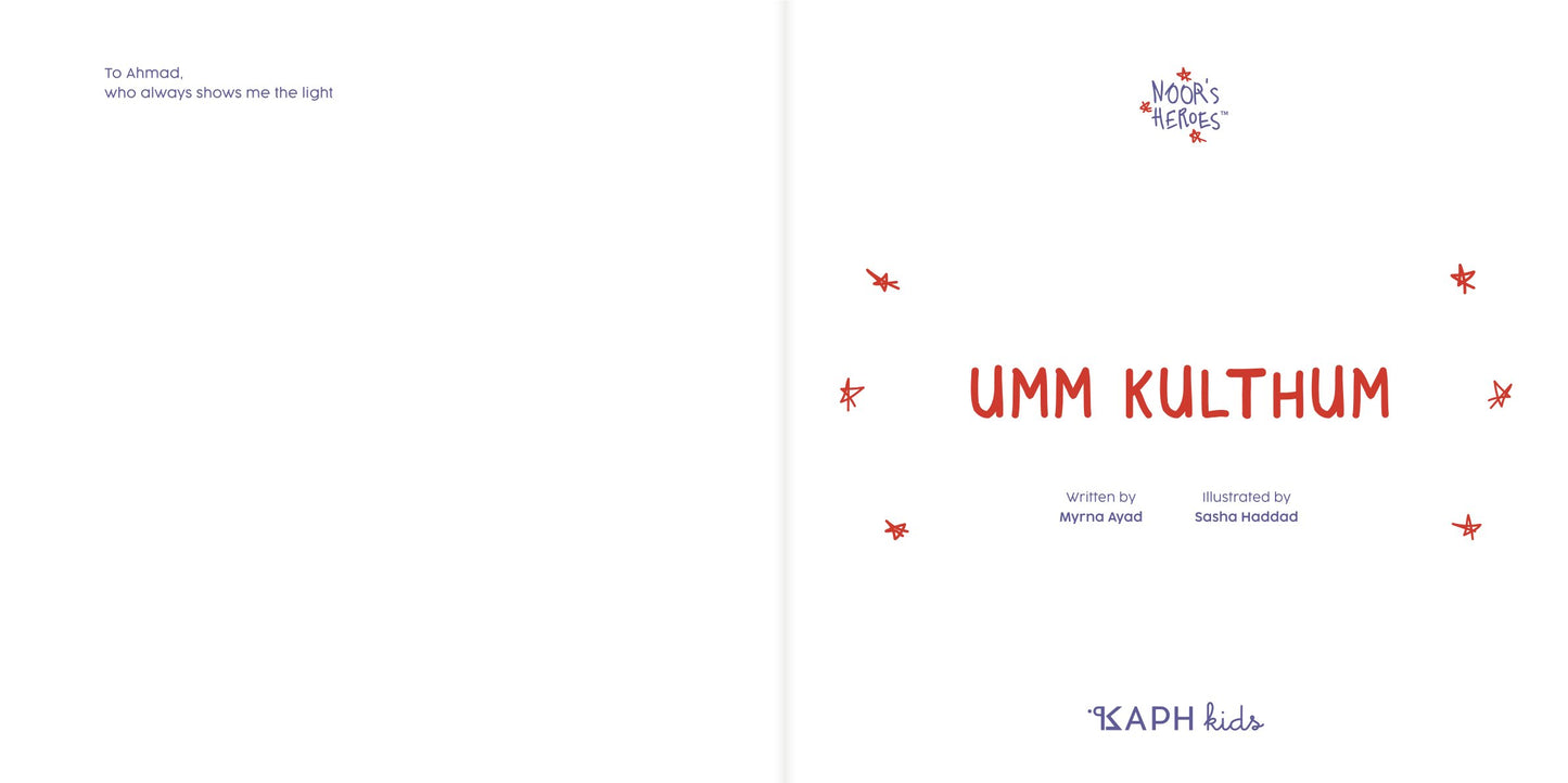 Noor's Heroes: Umm Kulthum Book - English