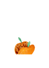 Load image into Gallery viewer, Serpui Citrus Orange Wicker Bag
