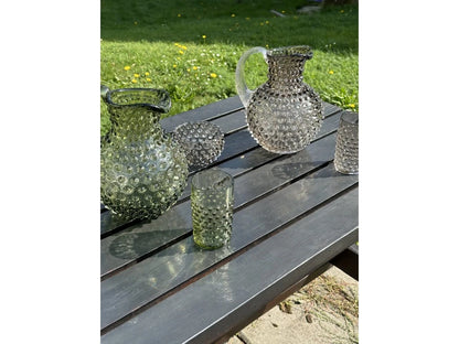 Paris Hobnail Jug 2L - Olive Green