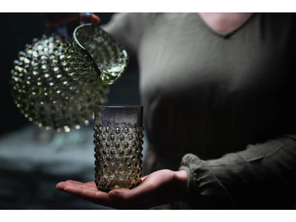 Paris Hobnail Jug 2L - Olive Green