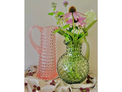 Paris Hobnail Jug 2L - Olive Green