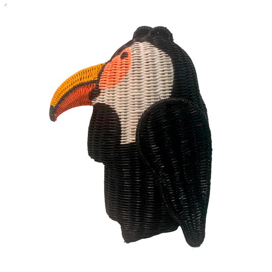 Serpui Olivier Toucan Wicker Bag