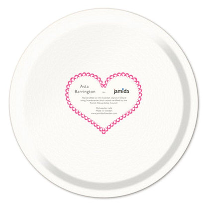 Love Bright Pink Tray 31cm