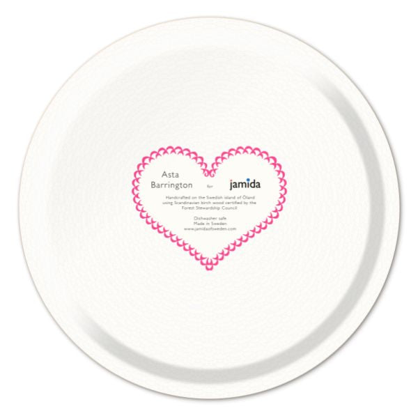 Love Bright Pink Tray 31cm