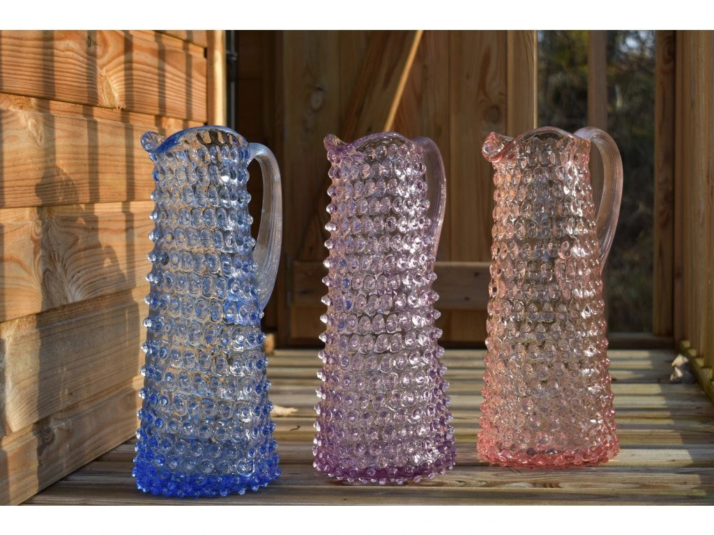 Eiffel Hobnail Jug 1L - Light Blue