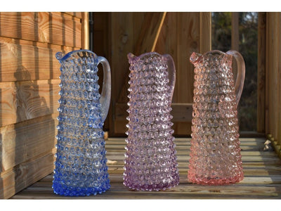Eiffel Hobnail Jug 1L - Light Blue