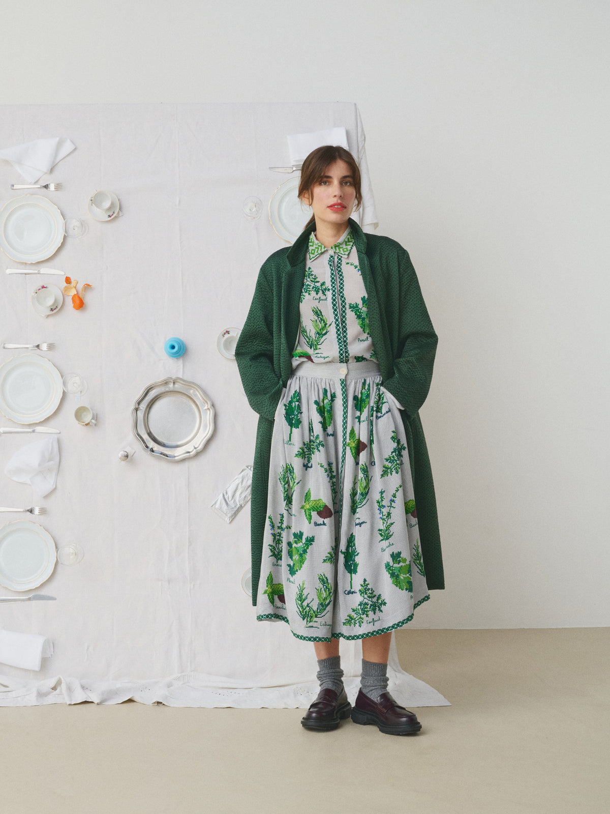 Doniv Coat - Green