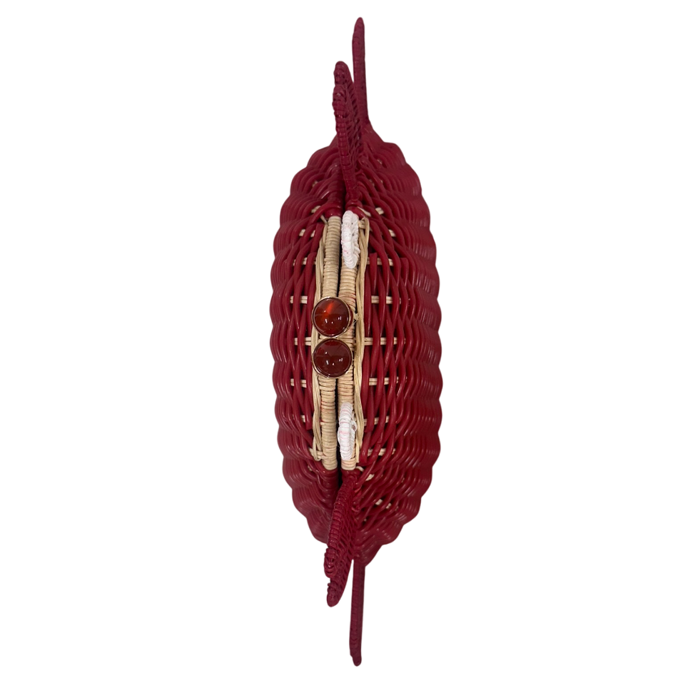 Serpui Ash Crab Red Bag