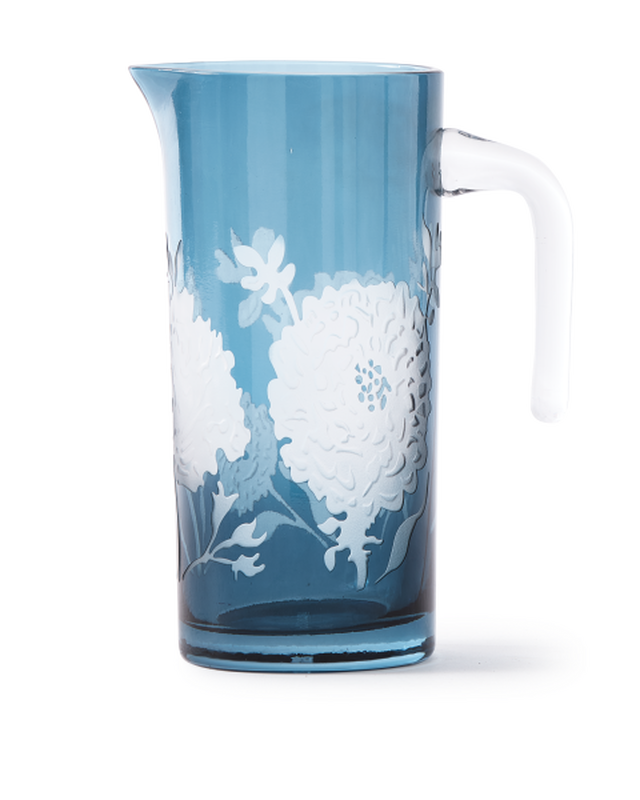 Pols Potten Blue Peony Pitcher