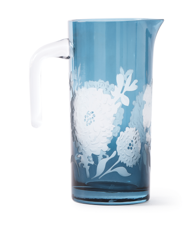 Pols Potten Blue Peony Pitcher