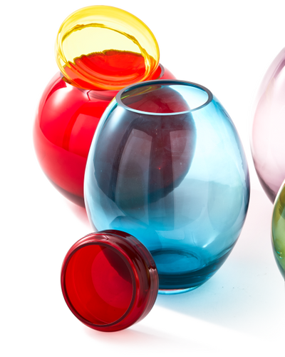 Pols Potten Bloated Caps & Jars Multi Mix Set of 4