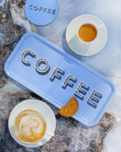 Load image into Gallery viewer, Coffee Tray Blue 32x15cm
