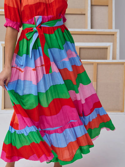 The Mona Dress Multi - The Drawer