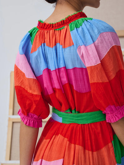 The Mona Dress Multi - The Drawer