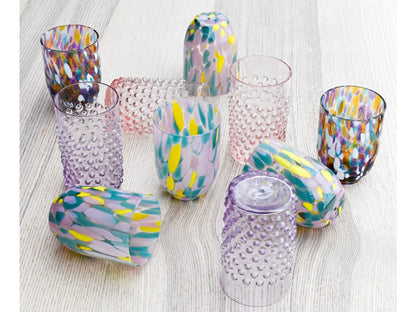 Hobnail Glass - Lilac