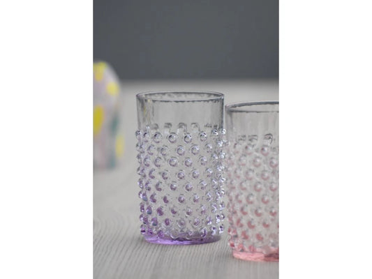 Hobnail Glass - Lilac