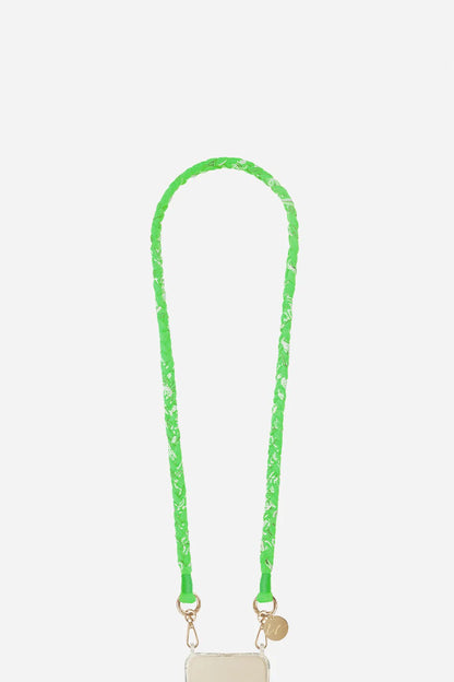 La Coque Francaise Della Neon Braided Phone Strap