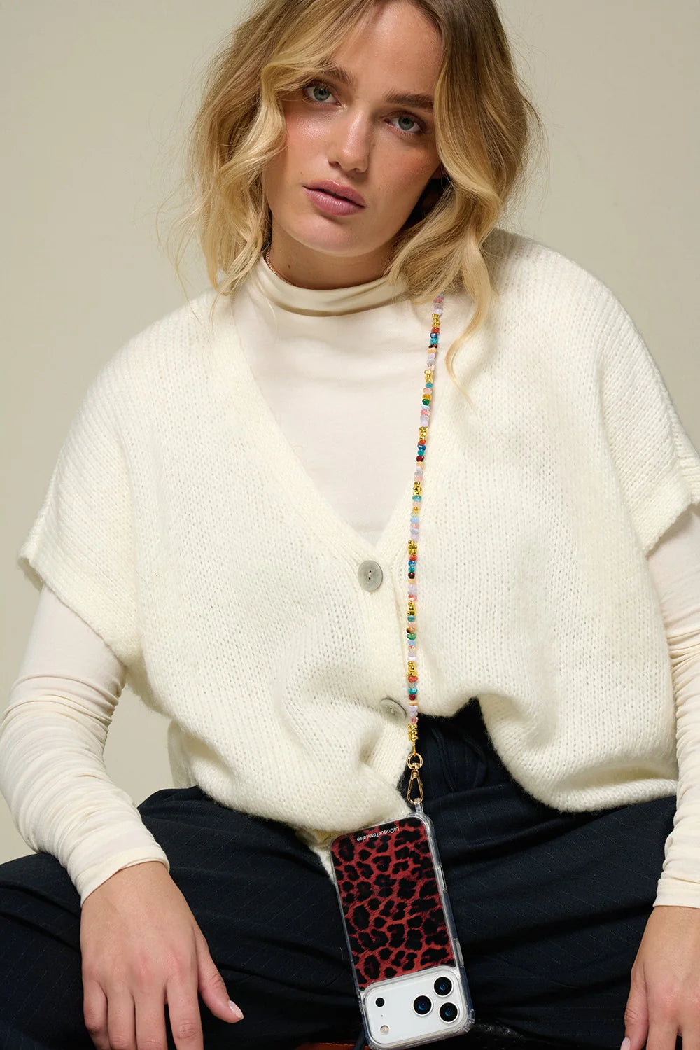 La Coque Francaise Liviya Phone Strap - Multicolor