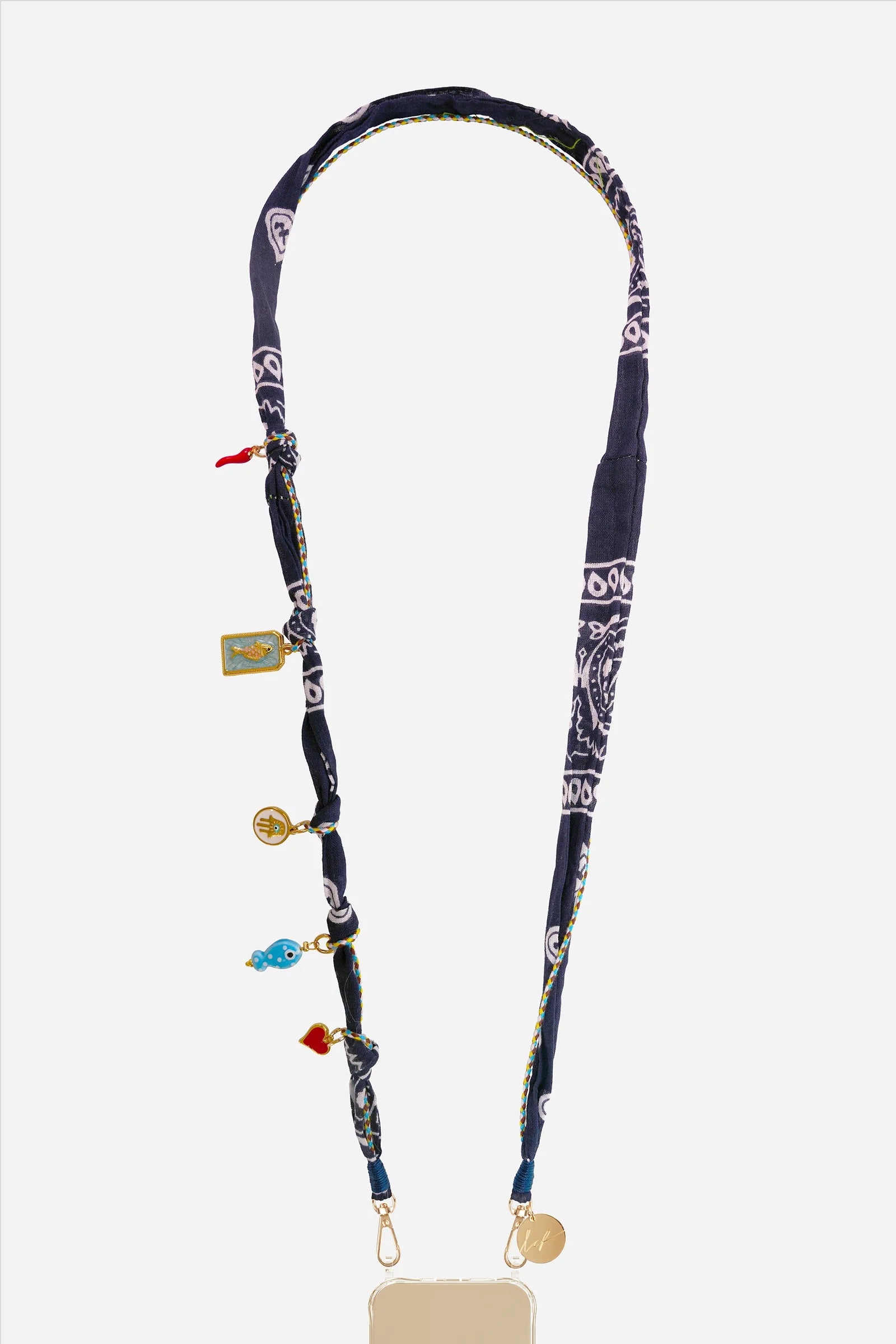 La Coque Francaise Laia Phone Strap - Black