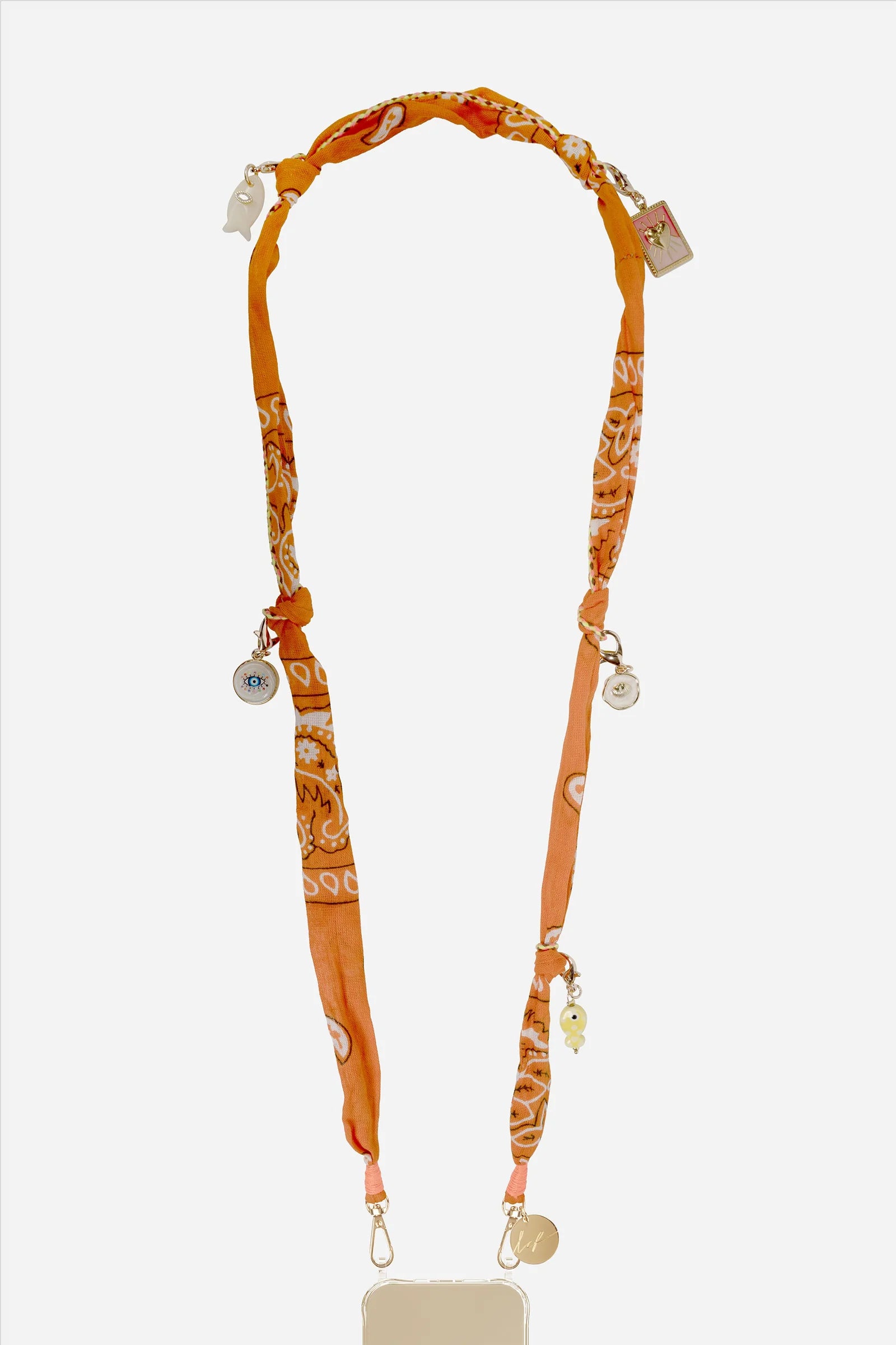 La Coque Francaise Laia Phone Strap - Orange