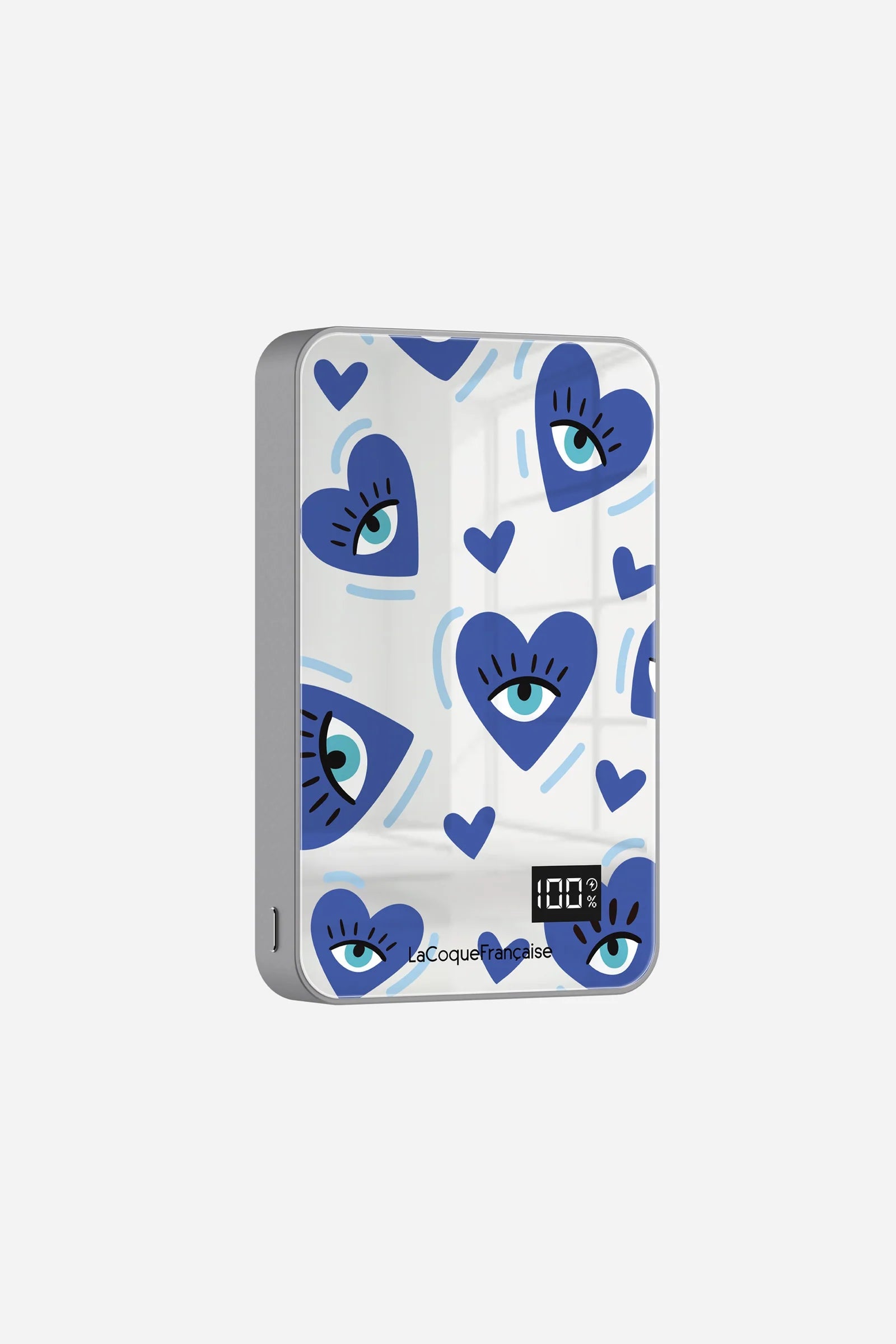 La Coque Francaise MagSafe Battery Love Eyes Blue