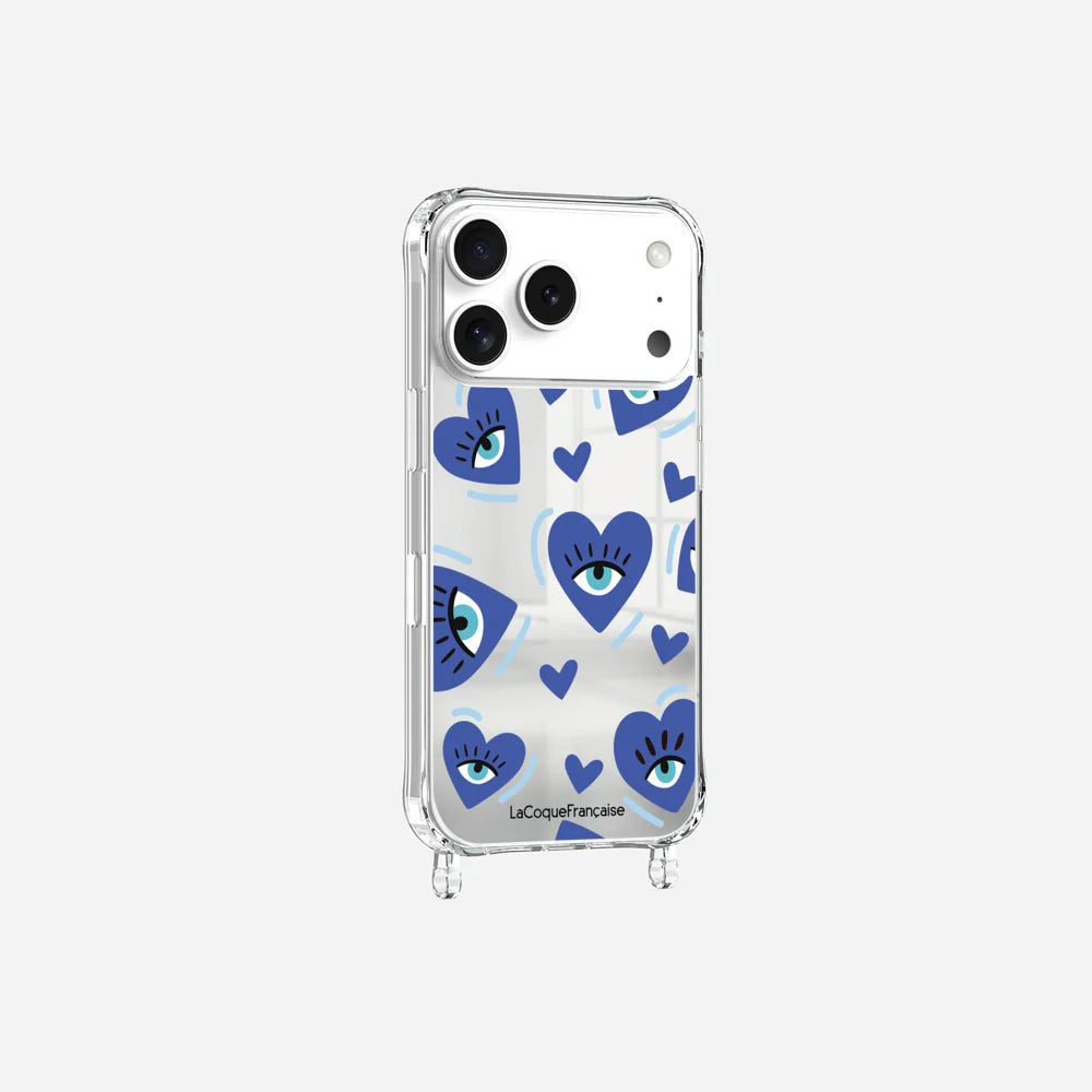 La Coque Francaise Apple Iphone Cover Love Eyes Blue