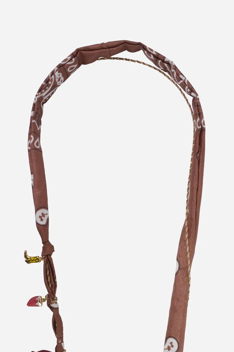 La Coque Francaise Laia Phone Strap - Brown
