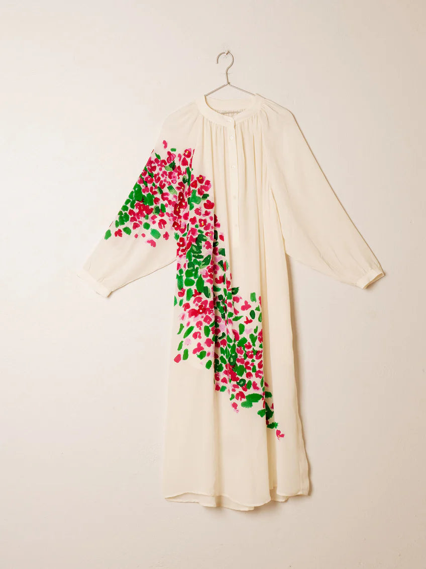 Mii Itake Dress Off White - Les Cyclades