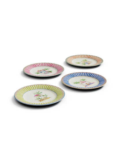 Sariska Porcelain Dessert Plates Set of 4