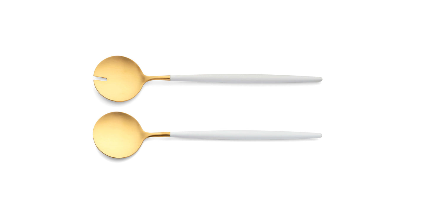 Goa Cutlery Salad Set - Gold