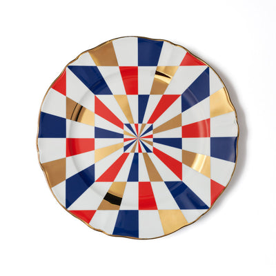 Bitossi Home Round Platter Porcelain Plate - Sorte