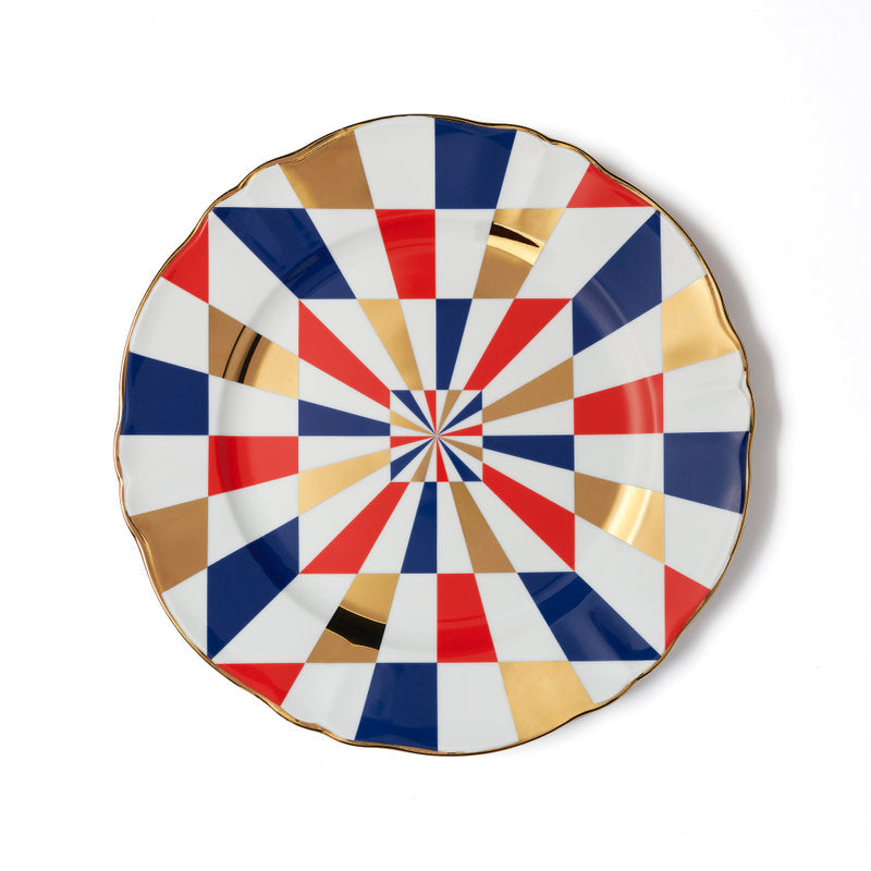 Bitossi Home Round Platter Porcelain Plate - Sorte