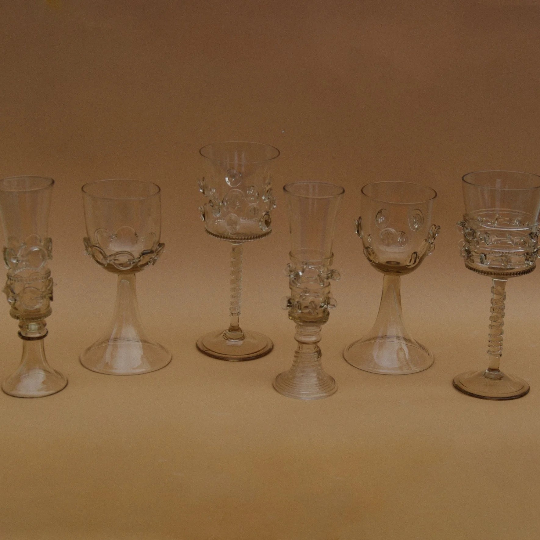 Set of 6 Mounthblown Glasses