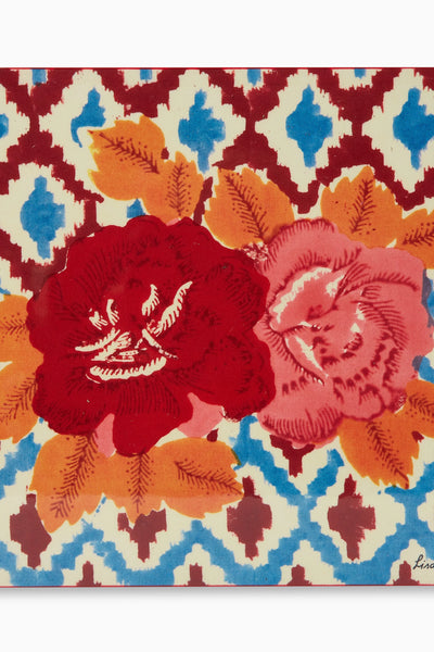 Flower Maroon Pervinch Medium Box