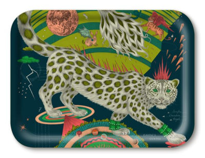Snow Leopard/ Forest Tray 27x20cm