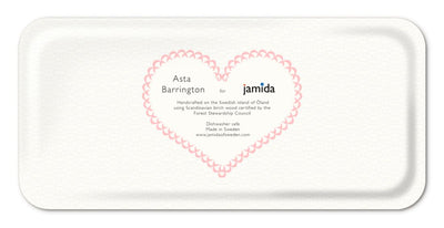 Love / Pink Tray 32x15cm