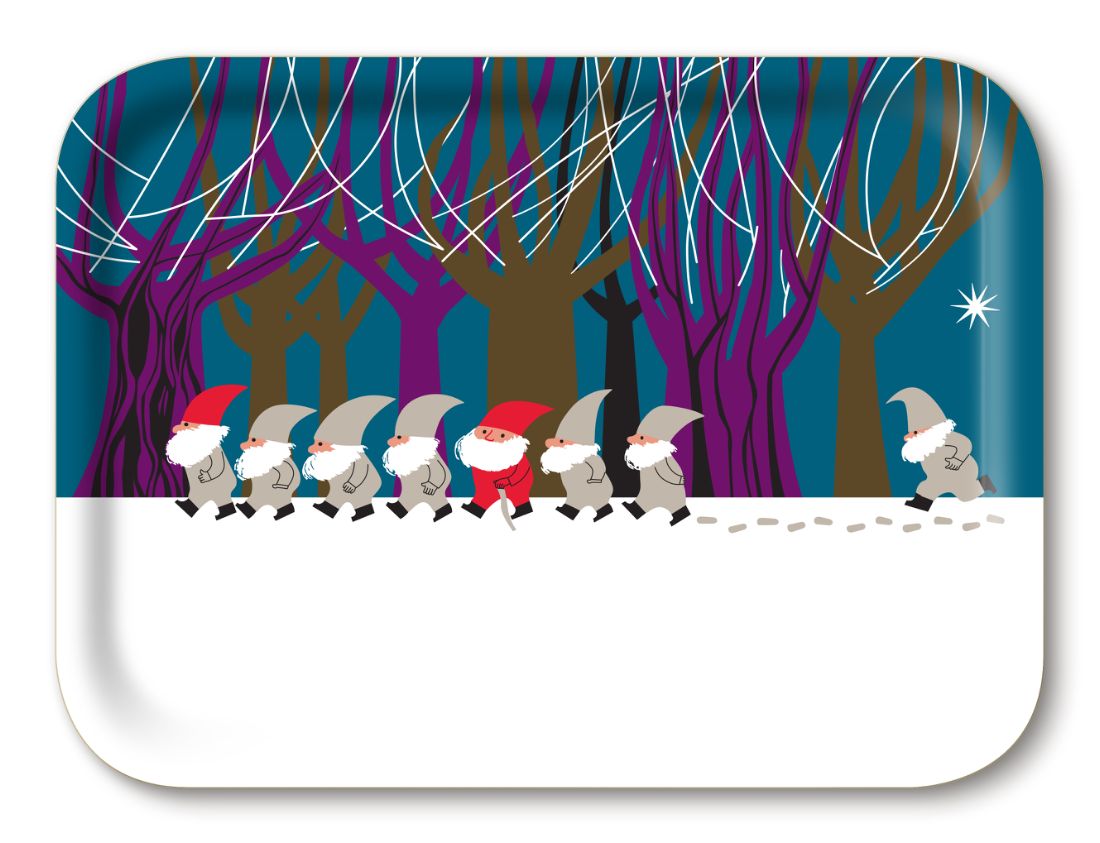 Santa Parade Tray 27x20cm