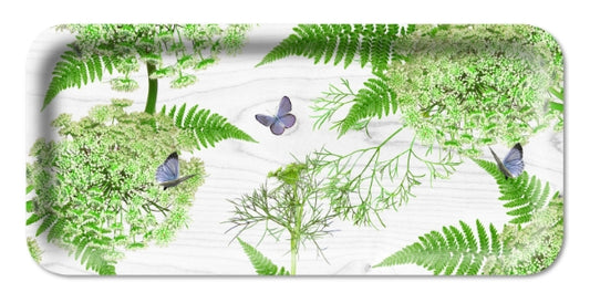 Dill White Tray 32x15cm