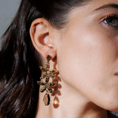 Crocus Earrings Gold