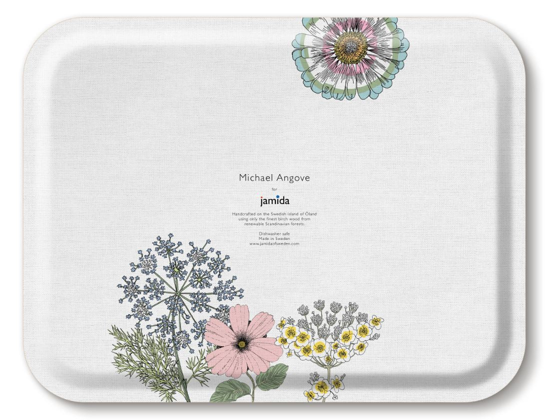 Sunflowers Navy Tray 43x33cm